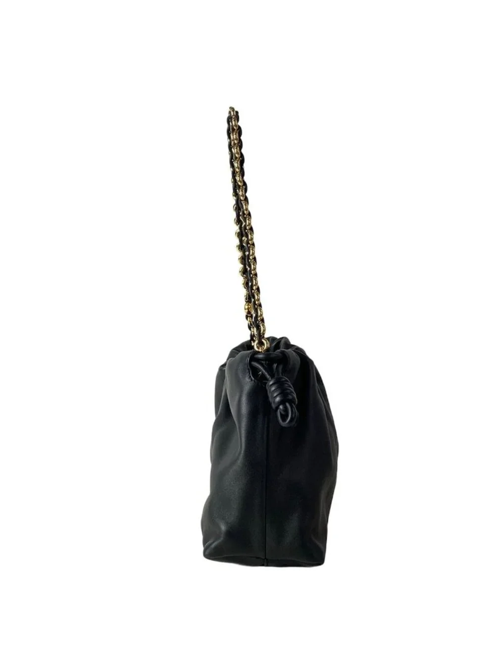 Loewe Shoulder Bag Flamenco Purse Black